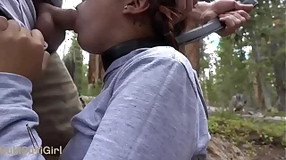 Mountains Wednesday PUBLIC BJ with the addition of Creampie on a busy hiking crest sukisukigirl